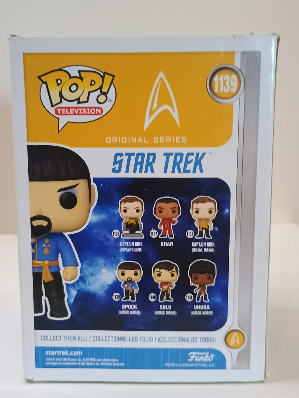 Funko Pop! Television Star Trek Spock #1139 - Blue Uniform - Picture 4 of 6